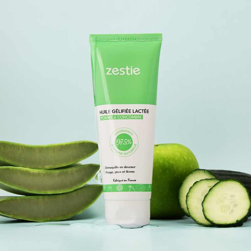 Huile gélifiée lactée Pomme-concombre 125ml